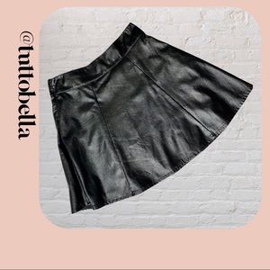 🌟Socialite Pleather Lined Circle Skirt Size Medium